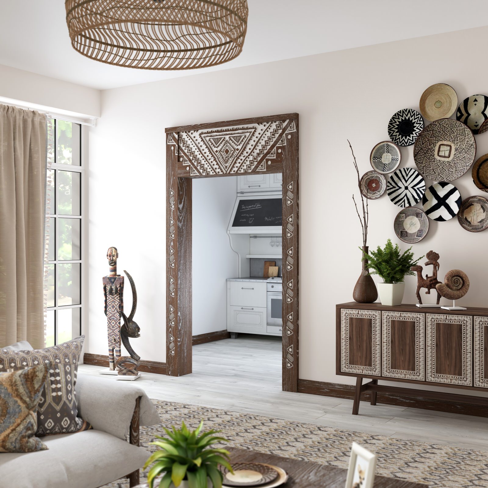 Межкомнатная арка RANAU в интерьере