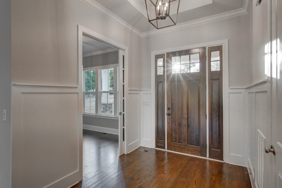 Home design - transitional home design idea in Charlotte