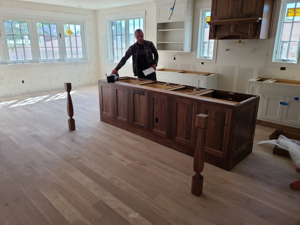 large kitchen island overhang?