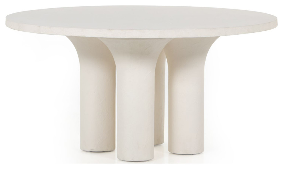 Parra Plaster Molded Concrete Dining Table