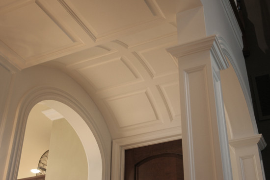 Raised Panel Wainscoting On Ceiling Traditional Toronto By