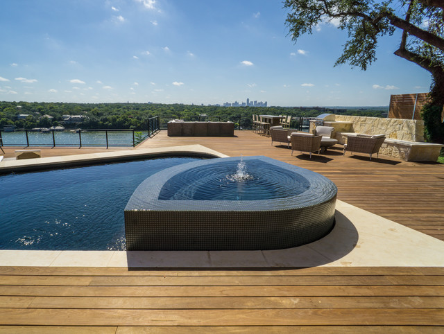 Laguna Loma Lake House contemporary-swimming-pool