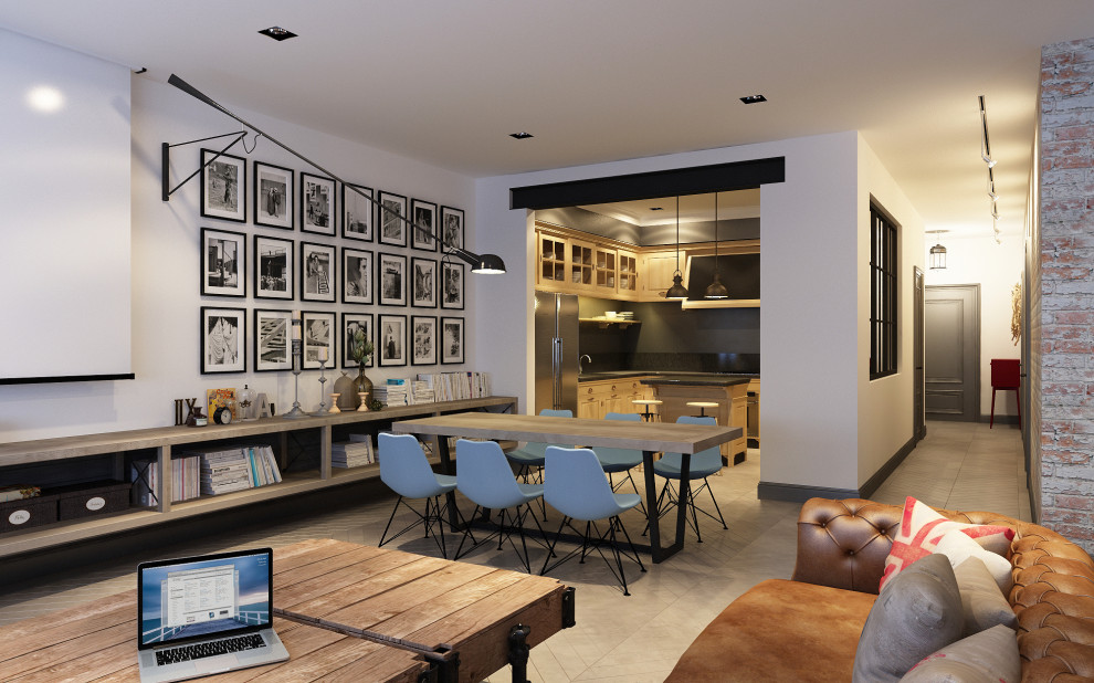 Квартира в стиле лофт