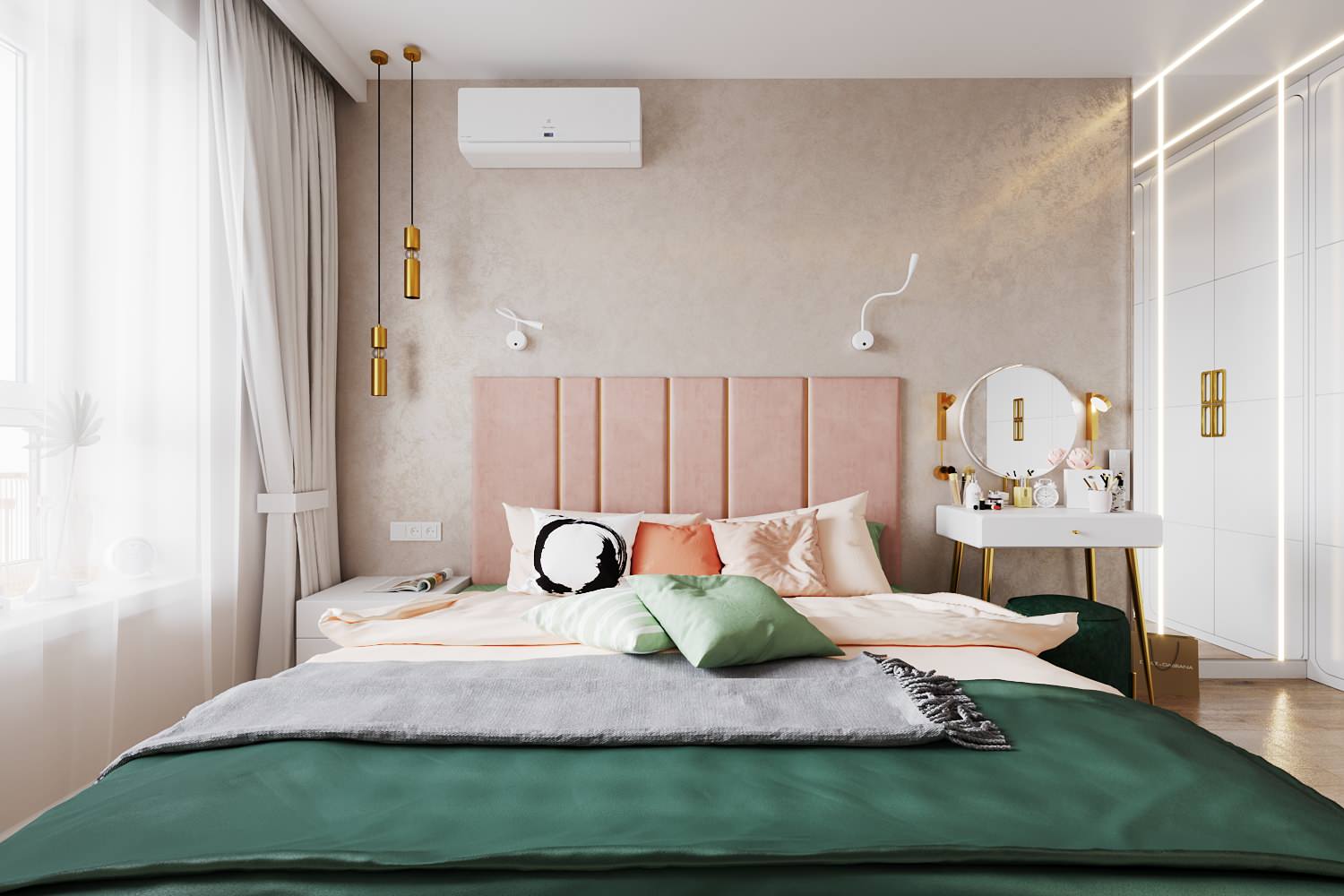 Колоритная квартира для семьи с двумя детьми (девочками)