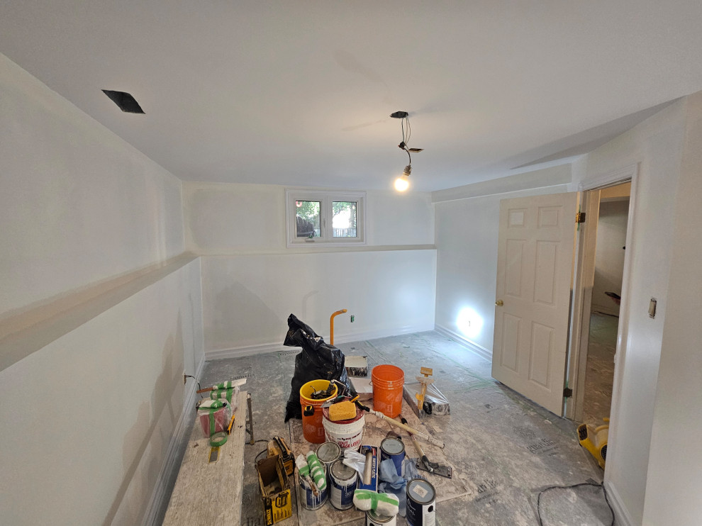 Drywall Ceilings & Interior basement painting. (Guelph)