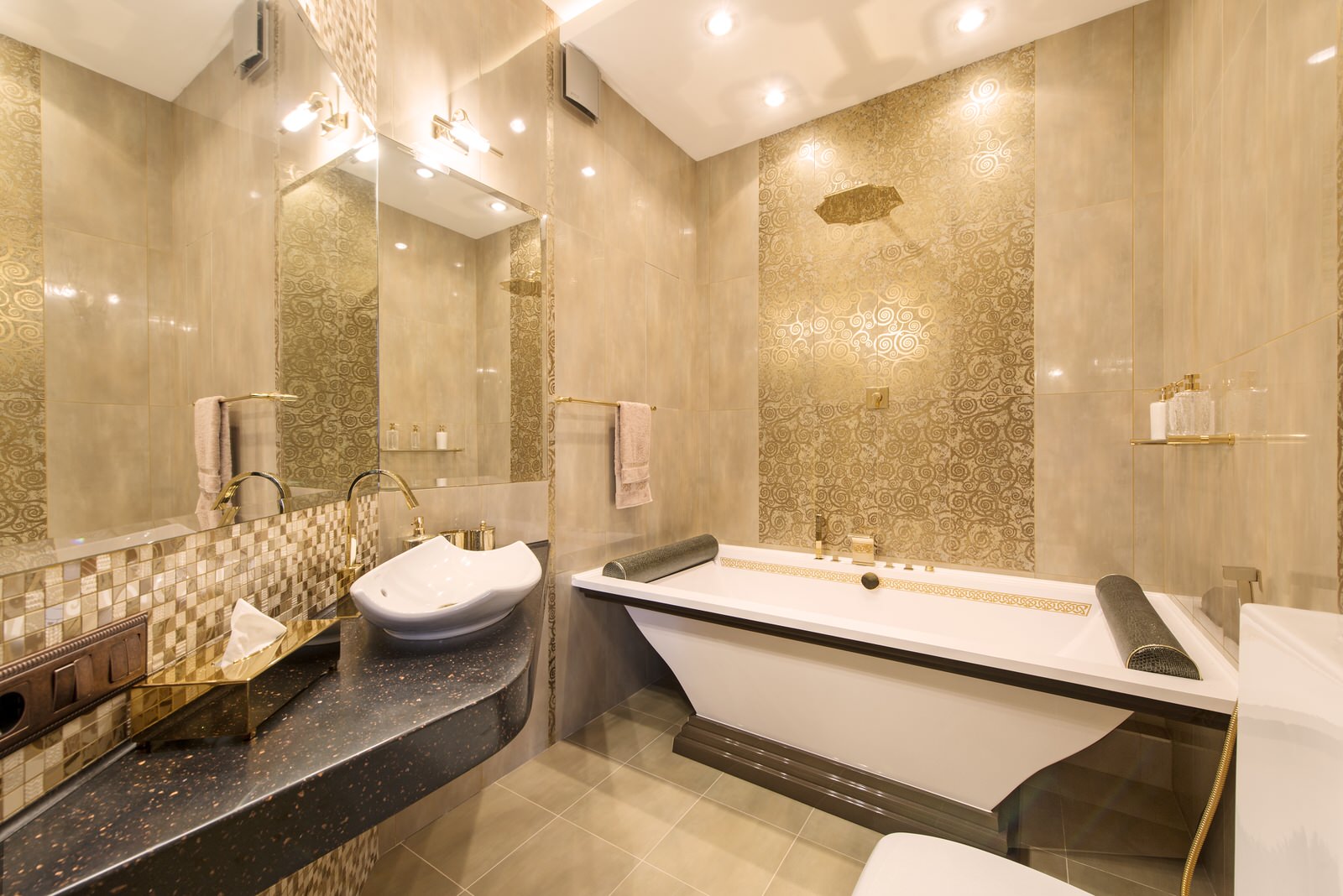 Ванная в стиле ар-деко