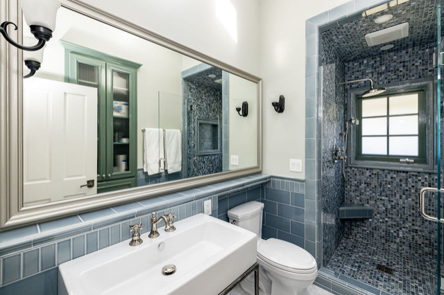 Blue Custom Bathroom