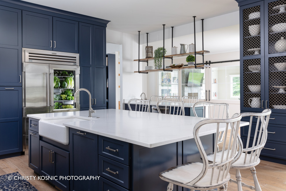 Inspiration for a transitional home design remodel in DC Metro