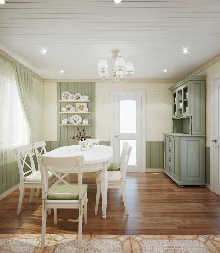 Кухня в стиле прованс в дачном доме