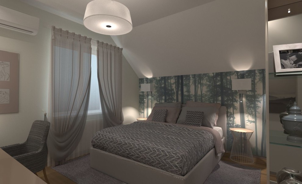 Интерьер коттеджа в современном стиле. 120 кв.м.