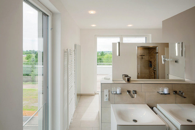 Penthouse trendy-badevaerelse