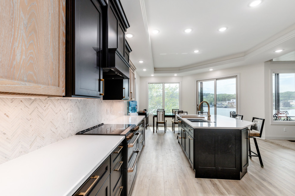 Bright Kitchen with Panoramic Views and Luxe Finishes