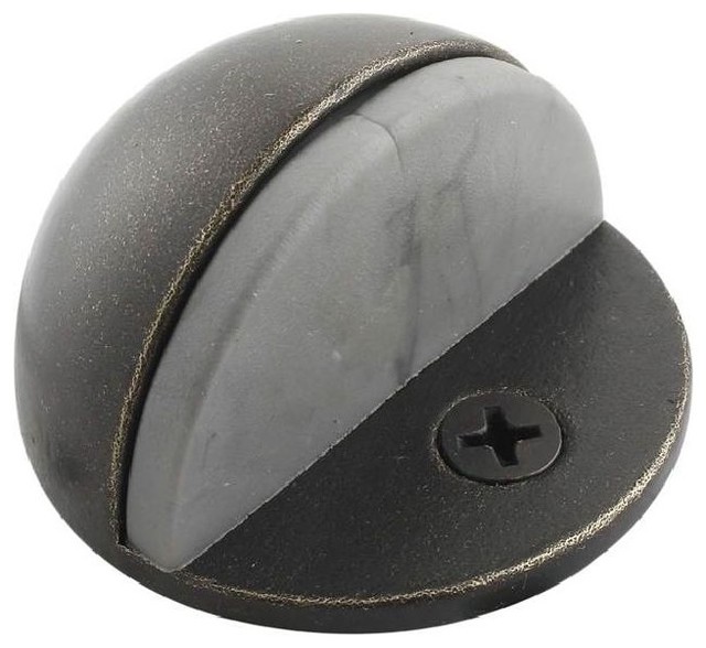 Half Dome Door Stop, Oil Rubbed Bronze Traditional Door Stops by Top Notch Distributors