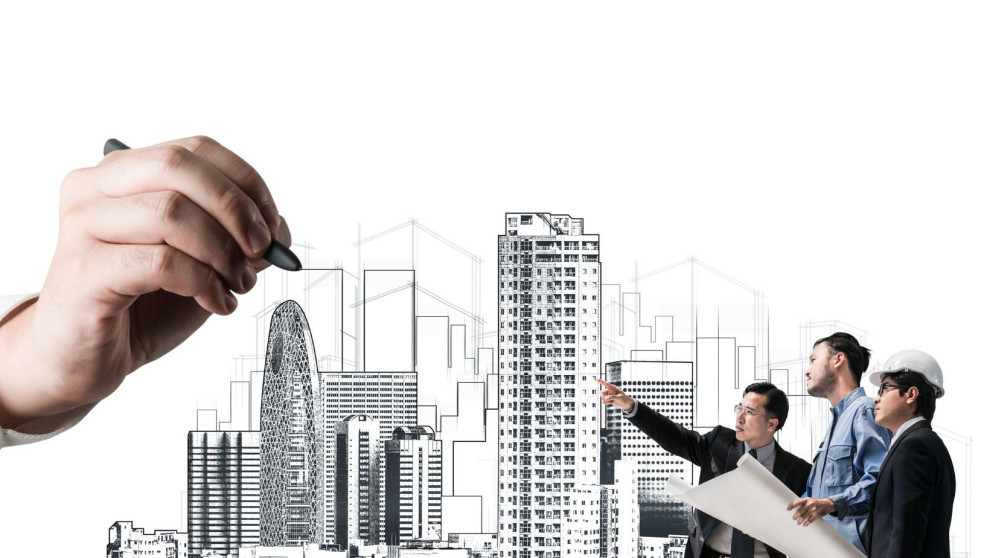 photo representing building a city skyline