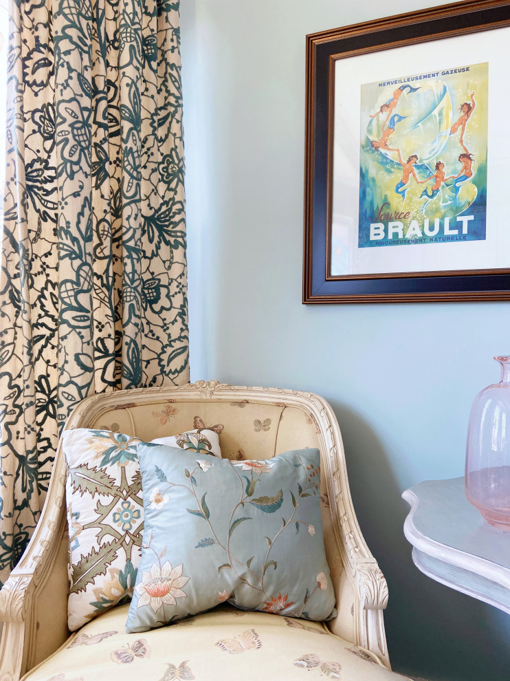 Country French Master Bedroom — Watch Hill, RI