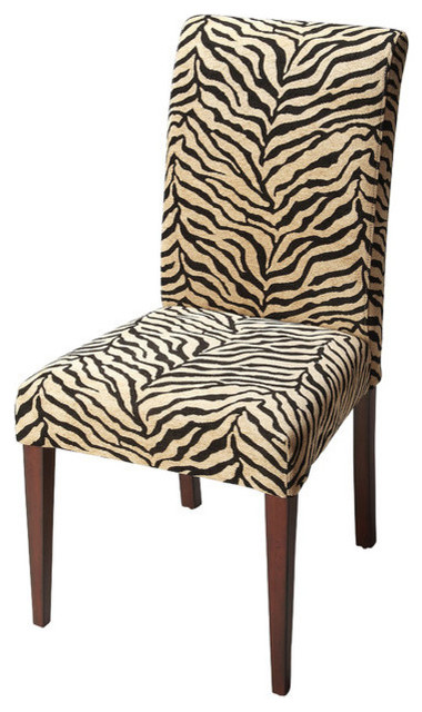 Emma Mason Signature Supreme Parsons Chair, Zebra Print BUT0184