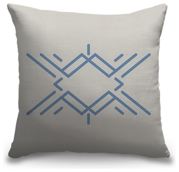 Modern Geometry Outdoor Pillow Contemporary Outdoor Cushions