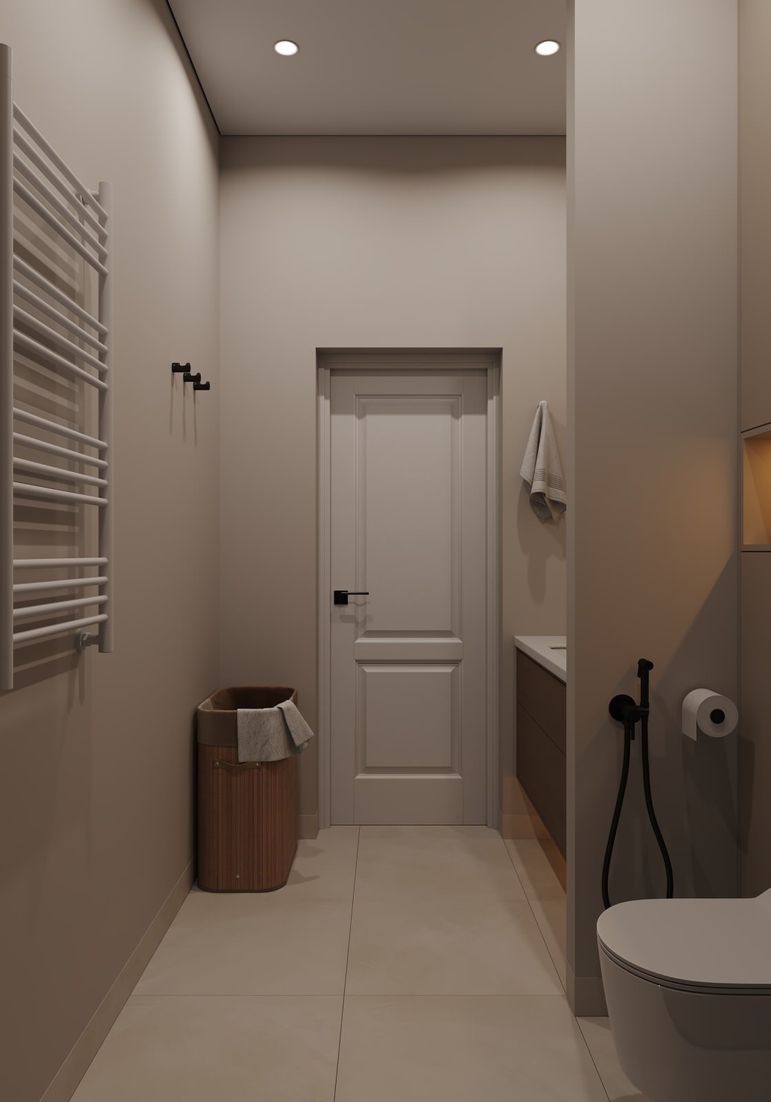 Санузлы (Частный дом в Малой Валяевке, Пензенская область)