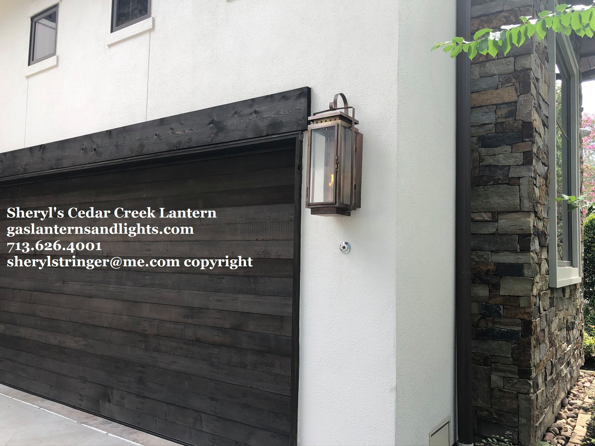 Sheryl's Cedar Creek Transitional Gas Lantern