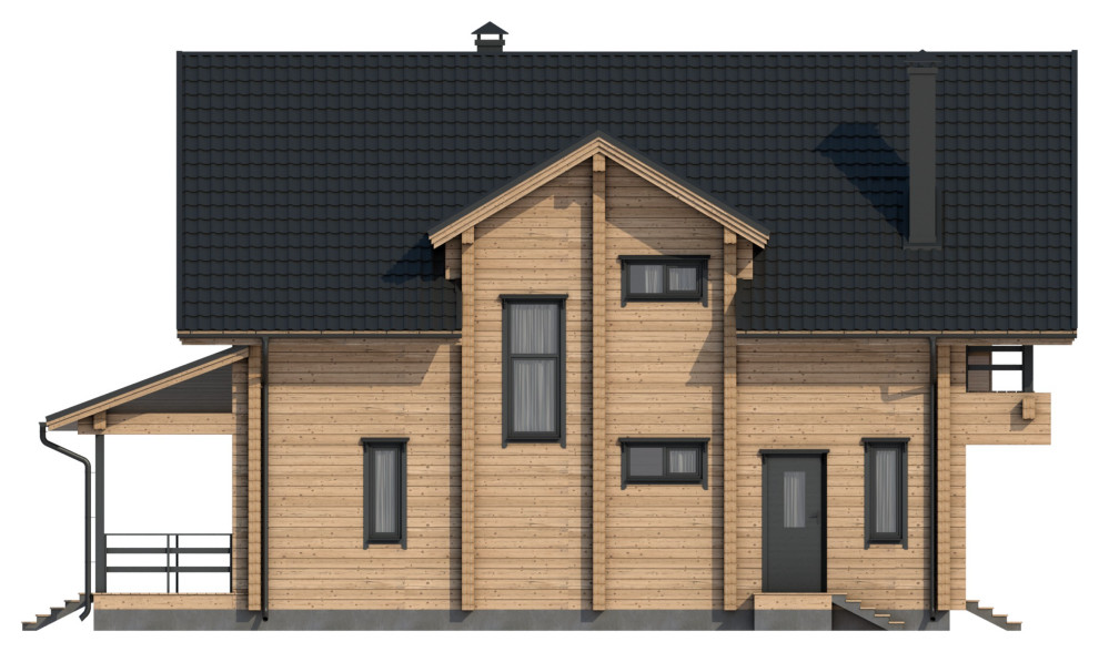 Дом из клееного бруса