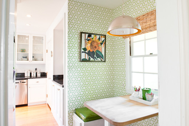 See a Pretty and Practical Kitchen Nook Makeover