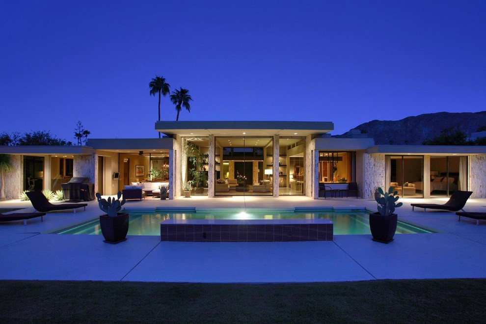 Inspiration for a contemporary rectangular pool in Other.