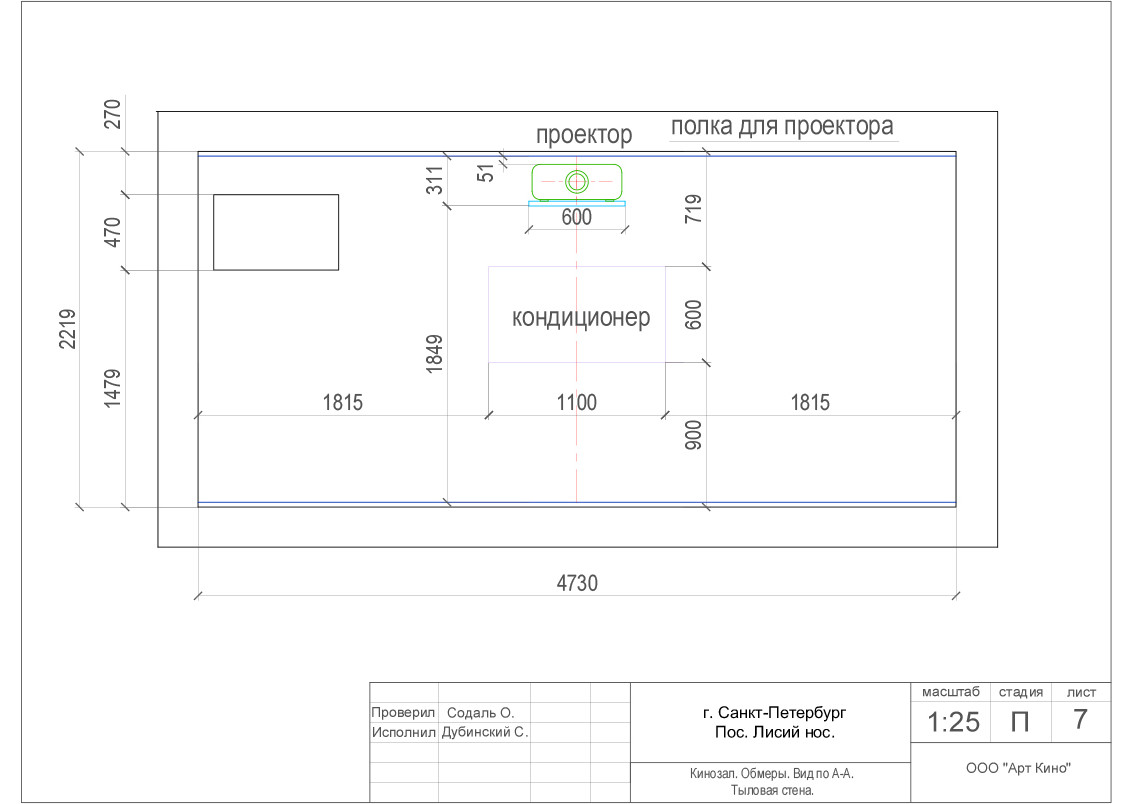 Кинозал в Лисьем Носу