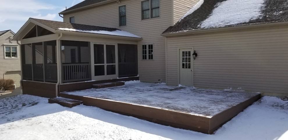 York PA - Wood Deck added to recent room enclosure 