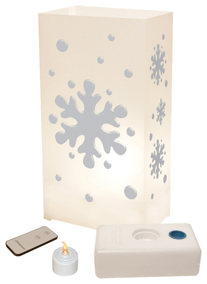 Remote Control Luminaria Kit Snowflake