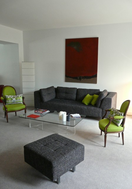 Appartement Paris 16 contemporary-living-room