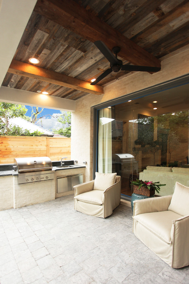 Photo of a transitional patio in Houston.