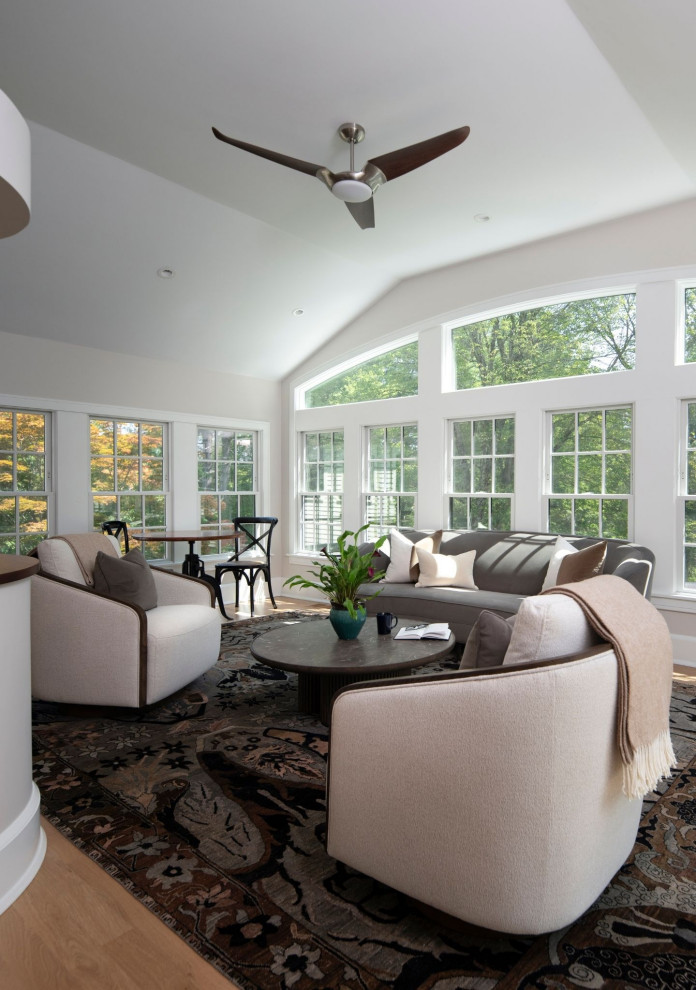 Acton Modern Farmhouse Reimagined - Farmhouse - Sunroom - Boston - by ...