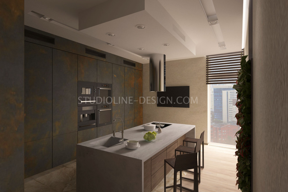 Дизайн 3-хкомнатной квартиры для холостяка