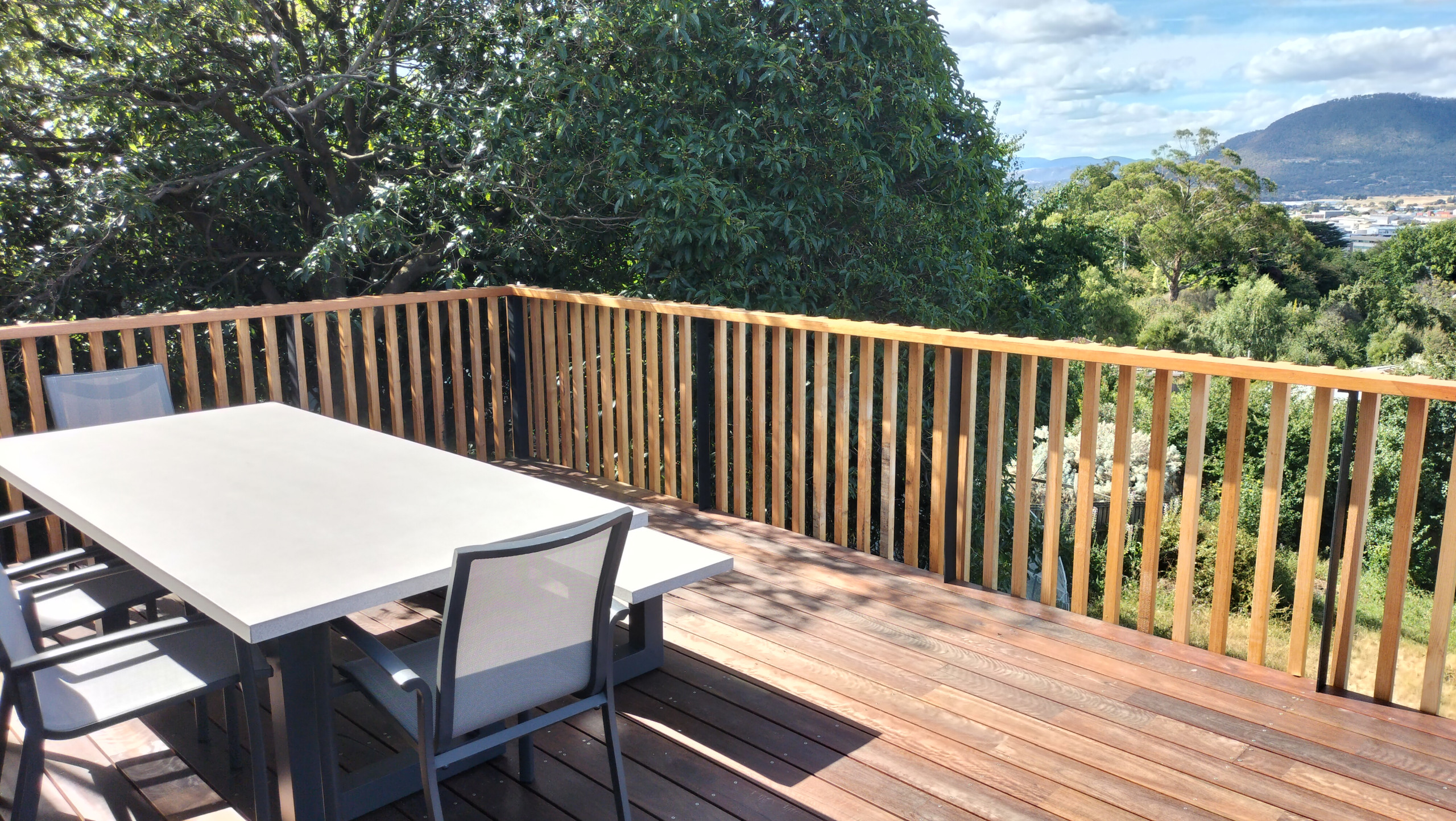 Moonah house deck