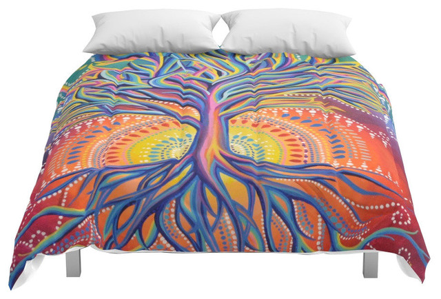 Tree Of Life Comforter Contemporary Comforters And Comforter