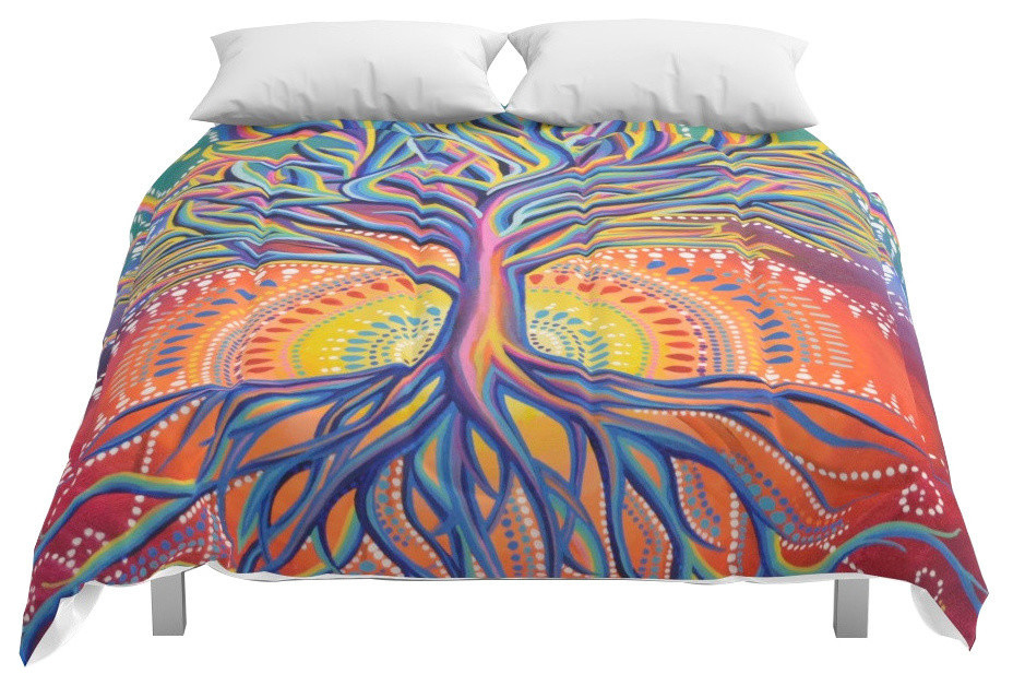 Tree Of Life Comforter Contemporary Comforters And Comforter