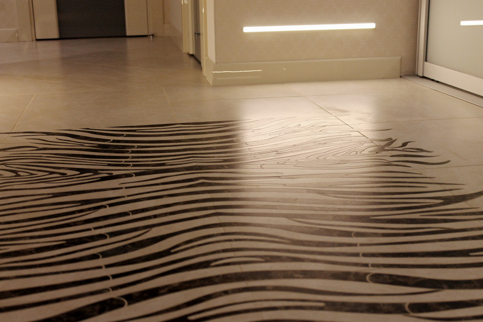 monochrome interior for a young girl