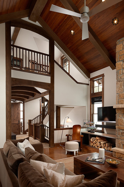 Mountain Chic rustico-soggiorno