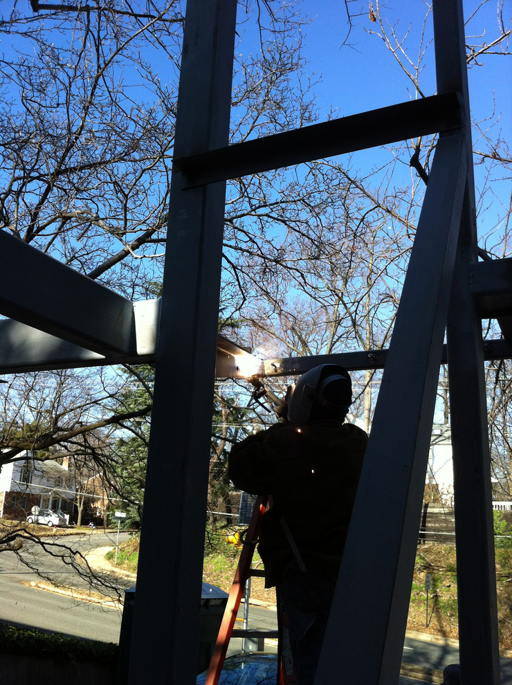 Steel frame addition