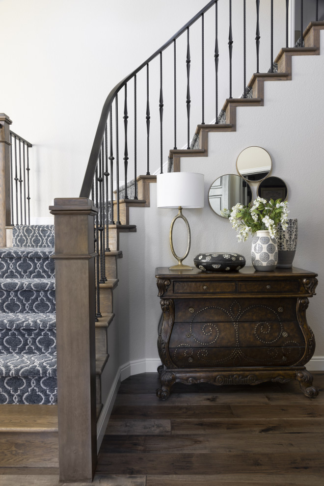 Entryway - transitional entryway idea in Denver