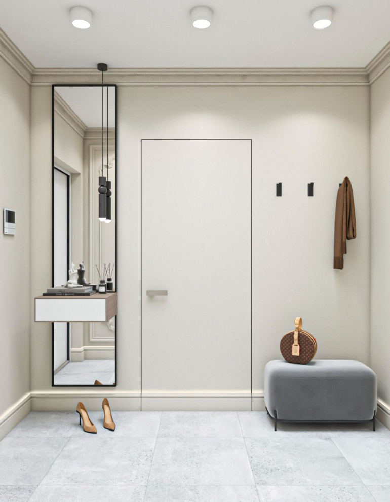 Просторная квартира с гостевой в классическом стиле