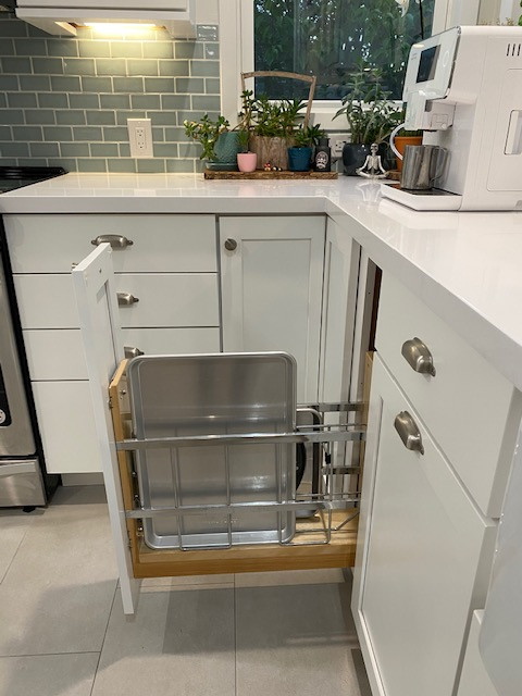 Richmond Kitchen with Custom Handmade Backsplash