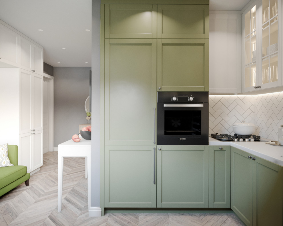 Apartment in old building, Dybenko street