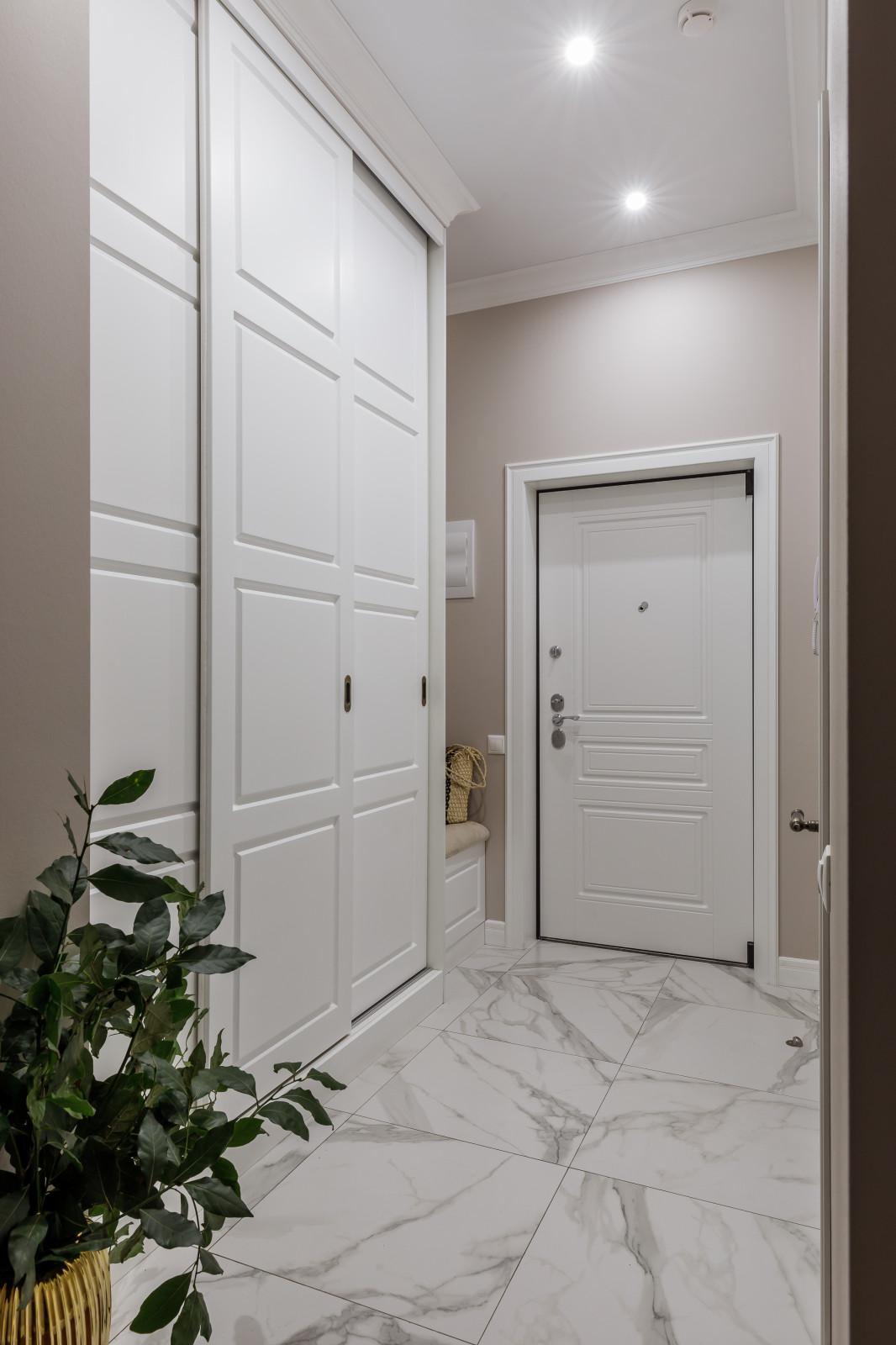 Квартира с синими акцентами