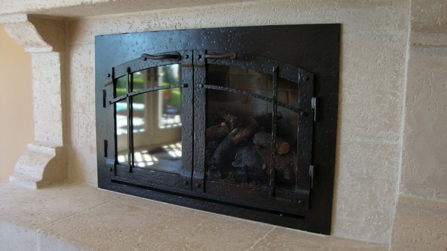 Custom Fireplace Door