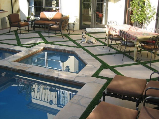 EasyTurf Poolside minimalistisch-patio