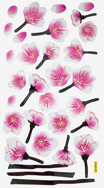Cheery Bloom - Wall Decals Stickers Appliques Home Decor