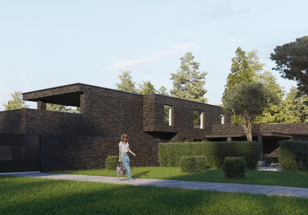 Проект архитектуры дома и сада в п. Нелжа  Врн. обл.