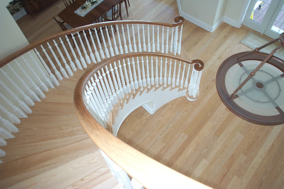This is an example of a traditional staircase in Melbourne.