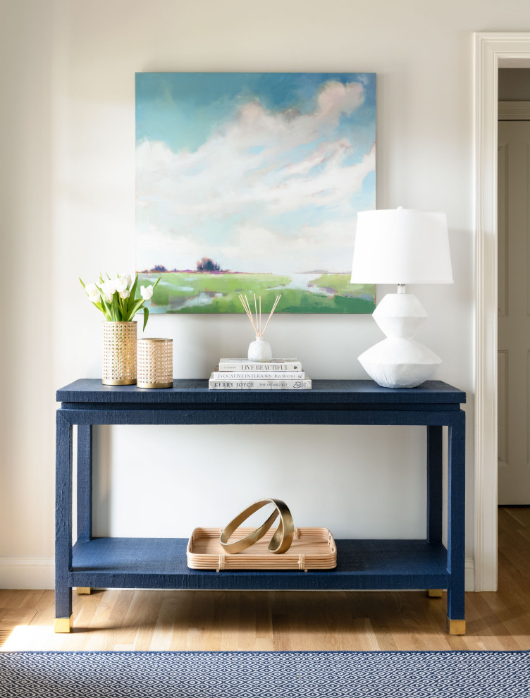 Inspiration for a transitional home design remodel in Boston